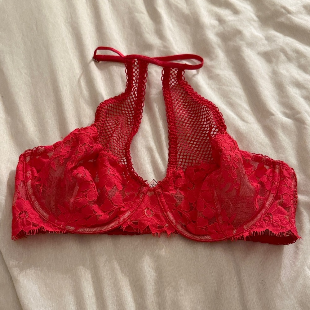 Victoria's Secret Scarlet Lace Bralette